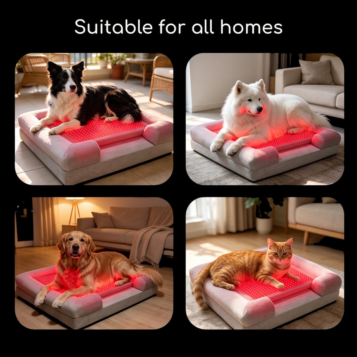 nupet Red Light Therapy Dog Bed